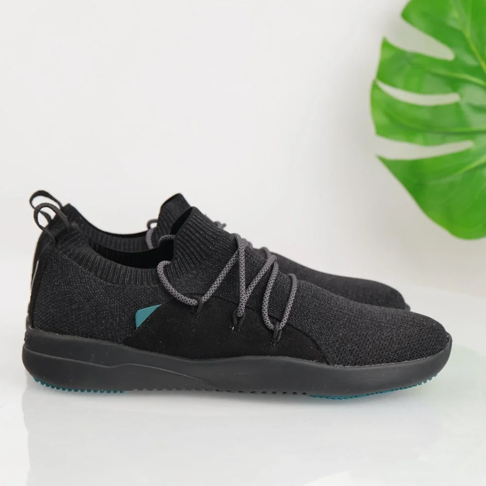 Vessi Womens Cityscape Classic Sneakers Size 9 Waterproof Black Lace Up Shoe Low